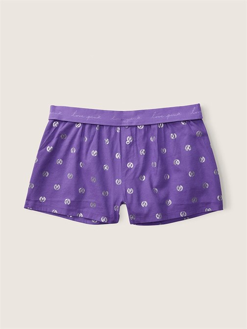 Flannel Boxy Pajama Shorts