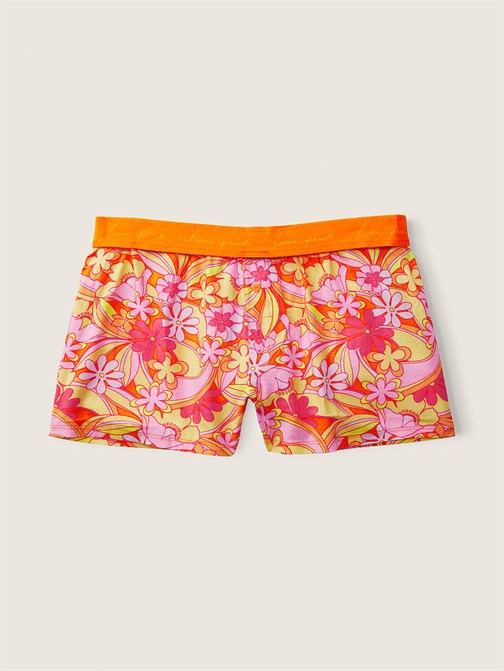 Flannel Boxy Pajama Shorts