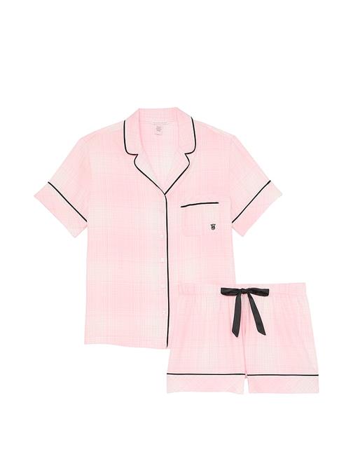 Flannel Şortlu Pijama Takımı