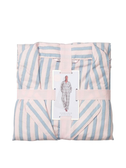 Flannel Uzun Pijama Takımı