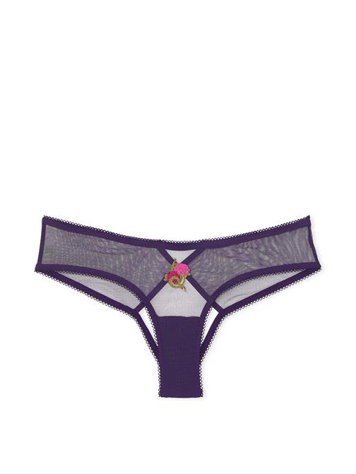 Flirty Tül Arkası Açık Cheeky Külot