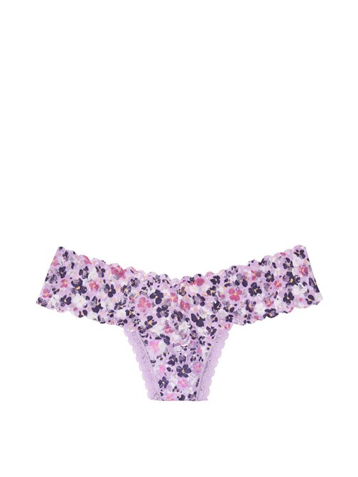 Floral Lace Thong Panty