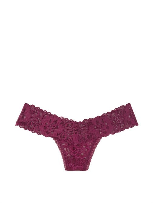 Floral Lace Thong Panty