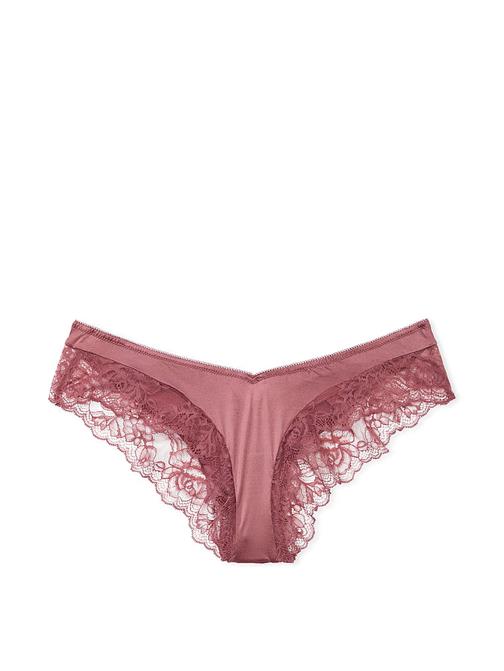 Gül Dantelli Derin Bacak Kesim Cheeky Külot