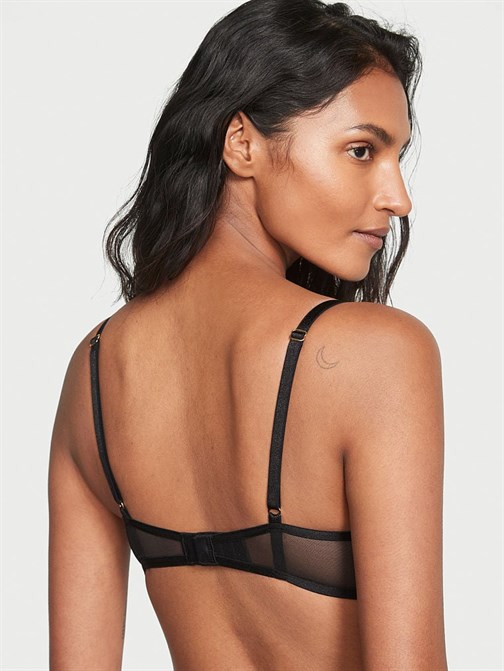 Gül İşlemeli Push-Up Sütyen