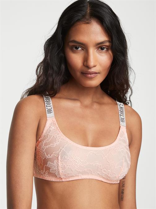 Işıltılı Askılı Scoop Bralet