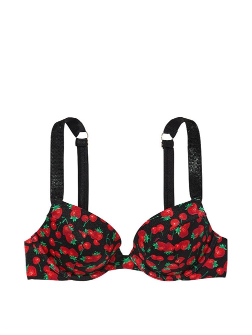 Işıltılı Askılı Sexy Tee Push-Up Bikini Üstü