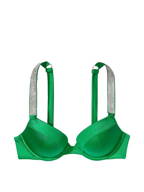 Işıltılı Askılı Sexy Tee Push-Up Bikini Üstü