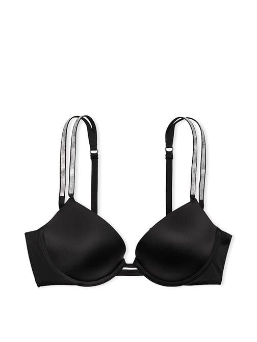 Işıltılı Çift Askılı Push-Up Sütyen