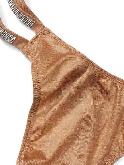 Işıltılı Çift Askılı Smooth Tanga