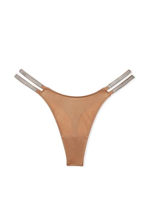 Işıltılı Çift Askılı Smooth Tanga