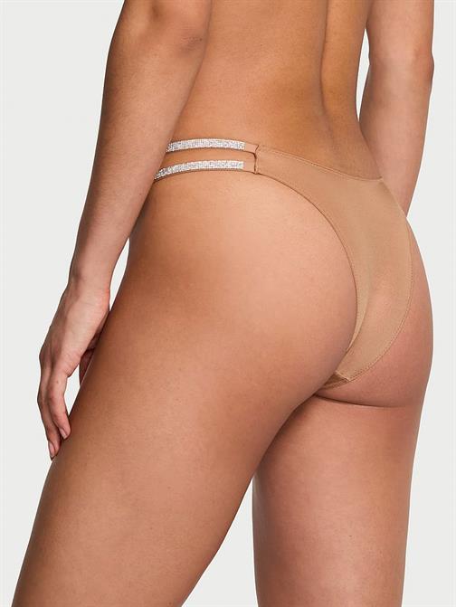 Işıltılı Çift AskılıPürüzsüz Brazilian Külot