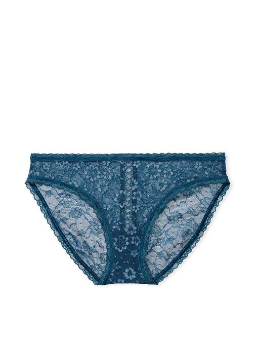 Işıltılı Dantelli Bağcıklı Bikini Külot