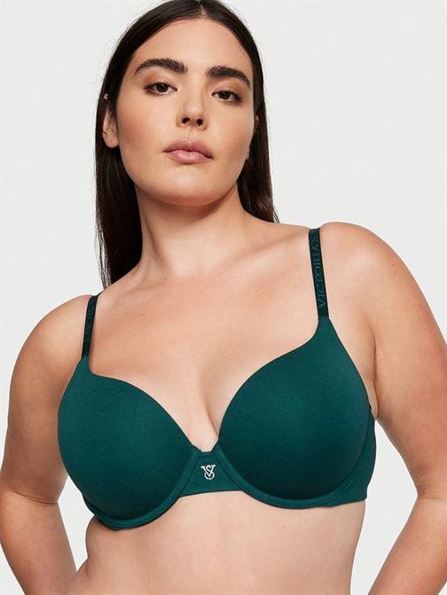 Işıltılı Logolu Pamuklu Perfect Shape Push-Up Sütyen