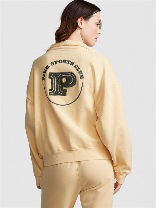 Ivy Fermuarlı Polar Varsity Sweatshirt