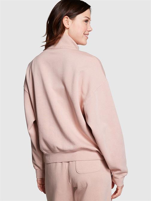 Ivy Fermuarlı Polar Varsity Sweatshirt
