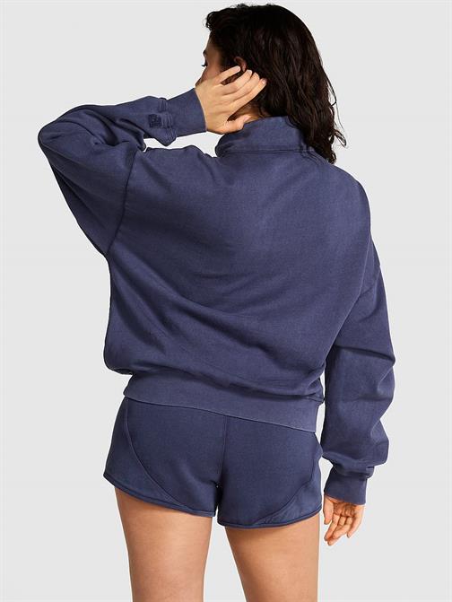Ivy Fermuarlı Polar Varsity Sweatshirt