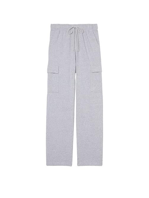Ivy Fleece Düz Paça Kargo Eşofman Altı