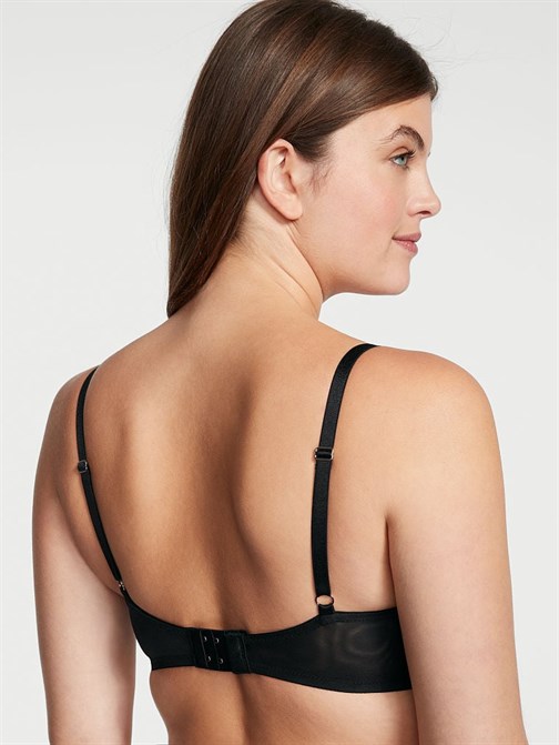 Kalp Nakışlı Push-Up Sütyen