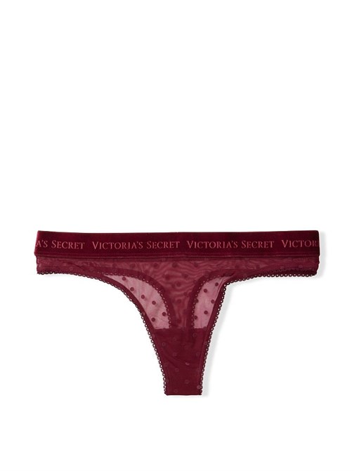 Lady Luxe Floke Noktalı Tanga Külot