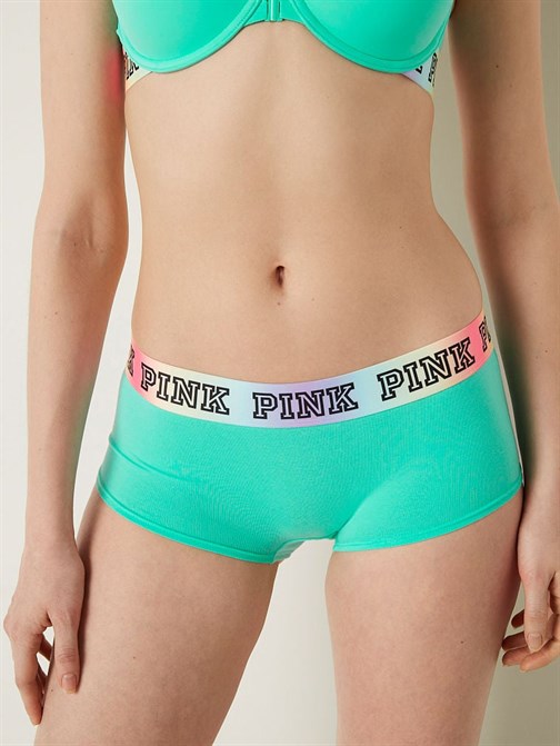 LOGO BASKILI BOYSHORT KÜLOT