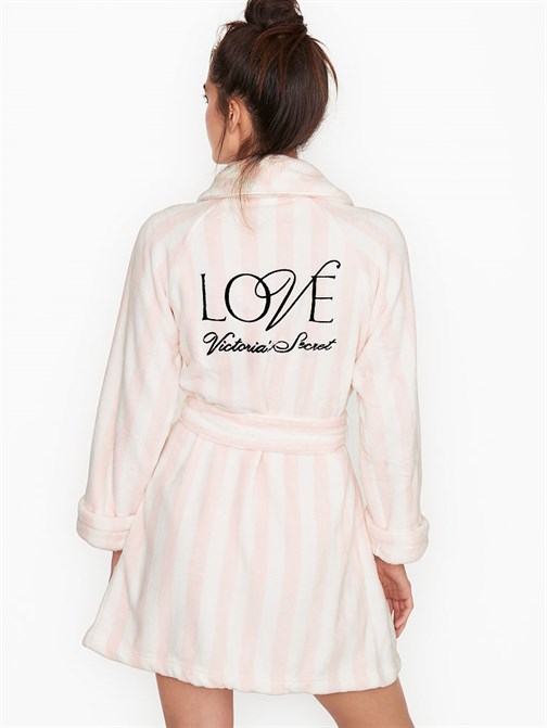 Logo Short Cozy Robe