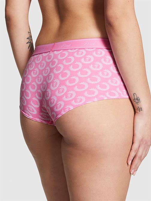 Logolu Pamuklu Boyshort Külot