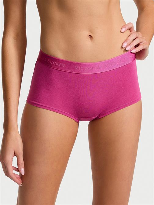 Logolu Pamuklu Boyshort Külot