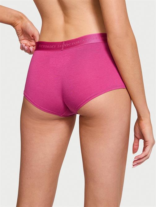 Logolu Pamuklu Boyshort Külot