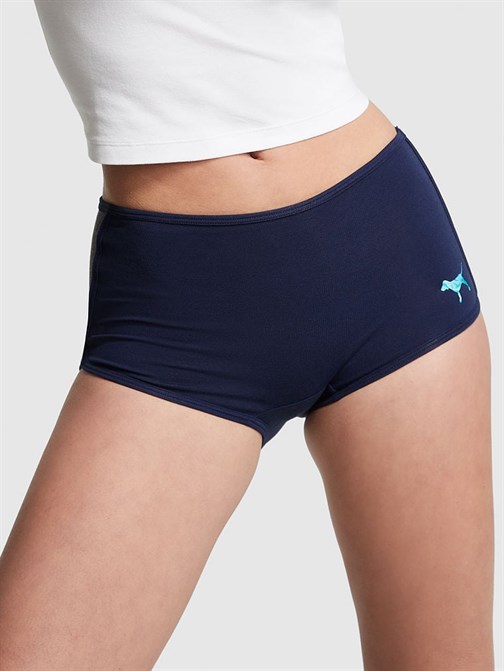 Logolu Pamuklu Boyshort Külot