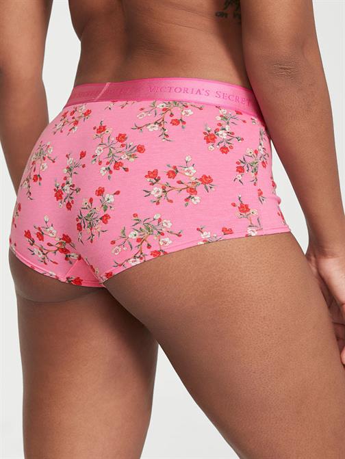 Logolu Pamuklu Boyshort Külot