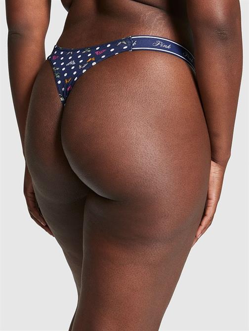 Logolu Pamuklu Scoop Tanga