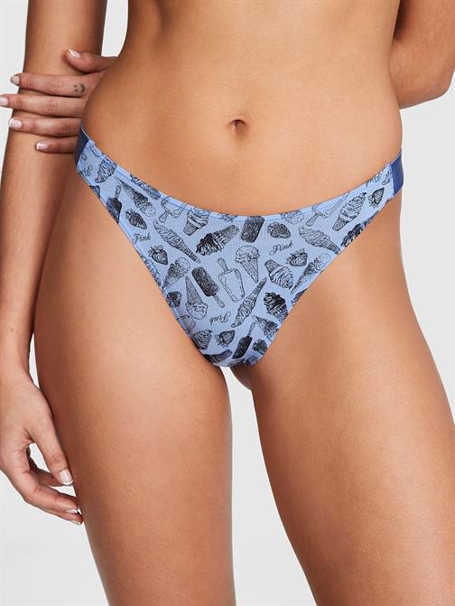 Logolu Pamuklu Scoop Tanga