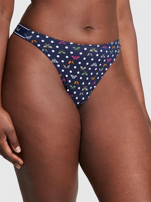 Logolu Pamuklu Scoop Tanga
