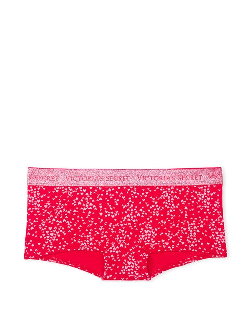Logolu Pamuklu Shortie Külot