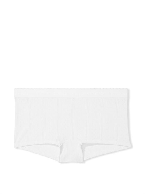 Logolu Pointelle Shortie Külot