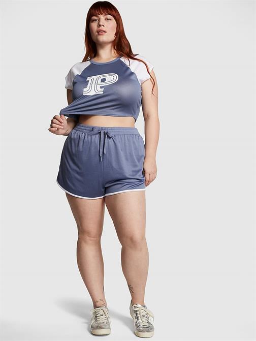 Mesh Tech Raglan Crop Tişört