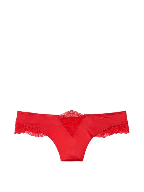 Micro Lace Inset Thong Panty