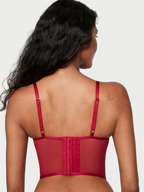 Midnight Affair İşlemeli Push-Up Korse Büstiyer