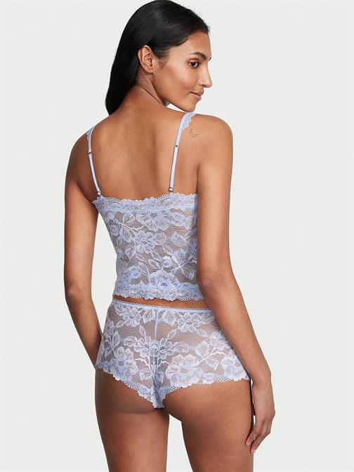 Modal ve Dantelli Crop Atlet Takımı