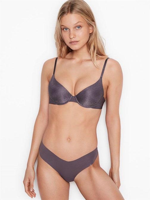 No-Show Shimmer Thong Panty