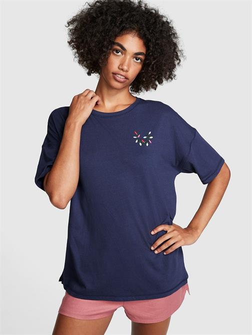 Pamuk Oversize Pijama Tişört
