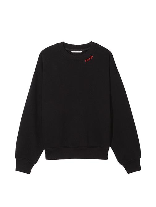 Pamuklu Bisiklet Yaka Oversize Polar Sweatshirt