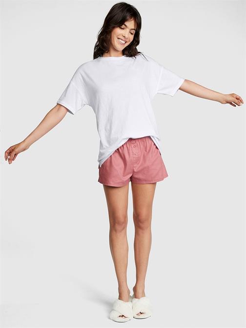 Pamuklu Oversize Pijama Üstü