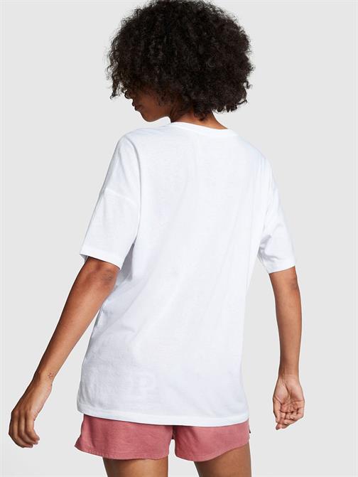 Pamuklu Oversize Pijama Üstü