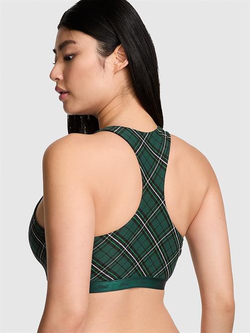 Pamuklu Racerback Logolu Bralet