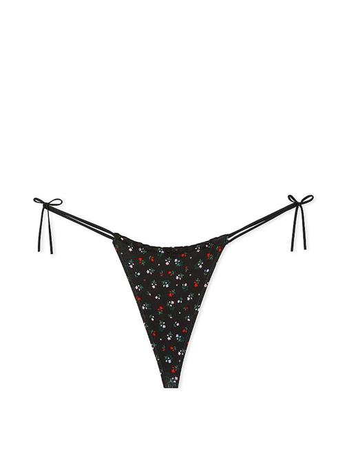Pamuklu Yandan Bağlamalı V-String Külot