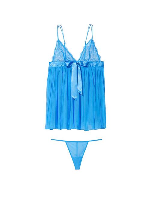Pileli Babydoll Takımı