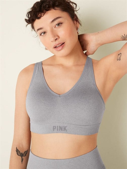 PINK Active Seamless Orta Etkili Sporcu Sütyeni