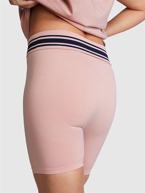 PINK Seamless Katlanabilir Biker Şort